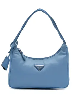 Prada Pre-Owned: Голубая сумка 
