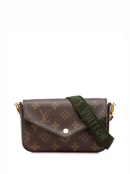 Louis Vuitton Pre-Owned: Коричневая сумка через плечо 