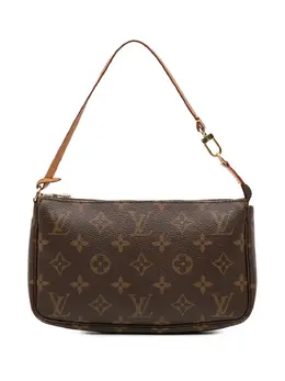 Louis Vuitton Pre-Owned: Коричневая сумка 