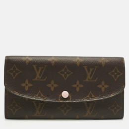 Louis Vuitton: Коричневый кошелёк 