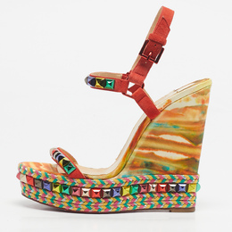 Christian Louboutin: Многоцветные сандалии 