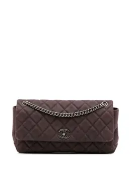 CHANEL Pre-Owned: Фиолетовая сумка через плечо 