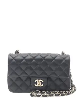 CHANEL Pre-Owned: Чёрная сумка 