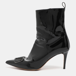 Valentino: Бежевые ботинки  VLogo
