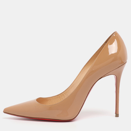 Christian Louboutin: Жёлтые туфли  Pigalle