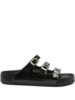 Birkenstock: Чёрные сандалии  Florida