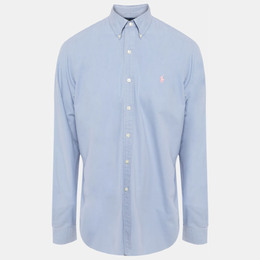 Polo Ralph Lauren: Голубая рубашка 