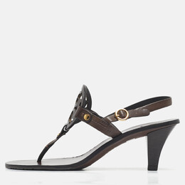 Tory Burch: Коричневые сандалии 