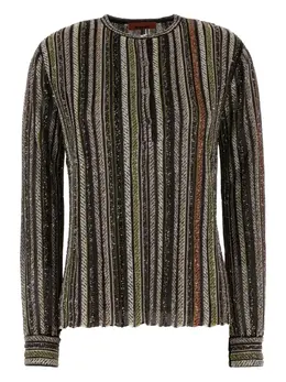 Missoni: Блуза в полоску 