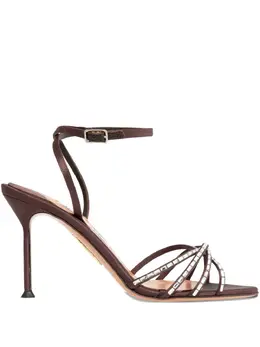 Aquazzura: Коричневые сандалии 