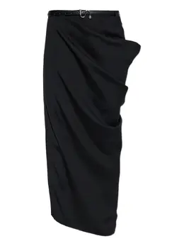Sportmax: Драпированная юбка 