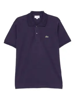 Lacoste: Фиолетовое поло 