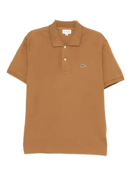 Lacoste: Коричневое поло 