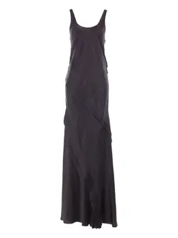 Saint Laurent: Многослойное платье 