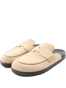 Hermès Pre-Owned: Бежевые сабо 