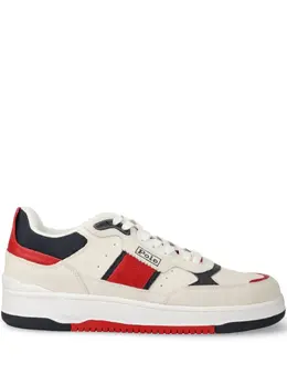 Polo Ralph Lauren: Белые кроссовки 