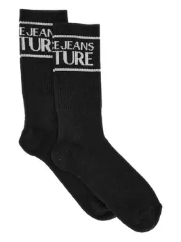 Versace Jeans Couture: Чёрные носки 