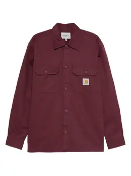 Carhartt WIP: Фиолетовая рубашка 