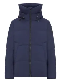 Canada Goose: Голубая куртка 
