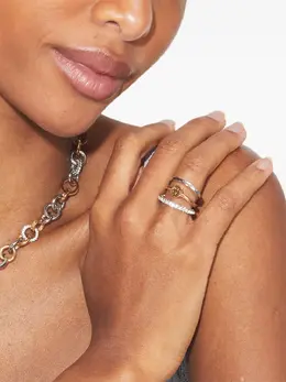 Tory Burch: Кольцо  Miller Pavé
