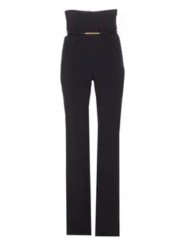 Elisabetta Franchi: Чёрные брюки 