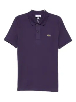 Lacoste: Фиолетовое поло 
