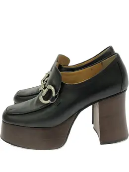 Gucci Pre-Owned: Чёрные лоферы 