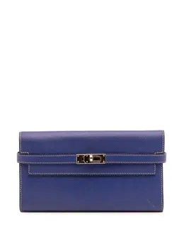 Hermès Pre-Owned: Голубой кошелёк 