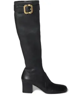Miu Miu: Чёрные ботинки 