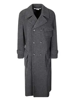 Comme Des Garçons: Двубортное пальто 