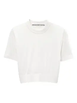 Alexander Wang: Топ с коротким рукавом 