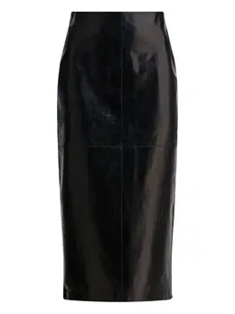 Max Mara: Кожаная юбка 