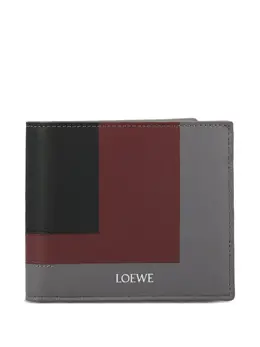 LOEWE: Бордовый кошелёк 