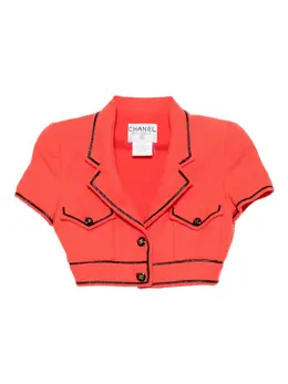 CHANEL Pre-Owned: Однобортная куртка 