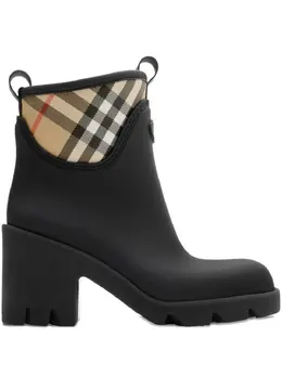 Burberry: Чёрные ботинки 