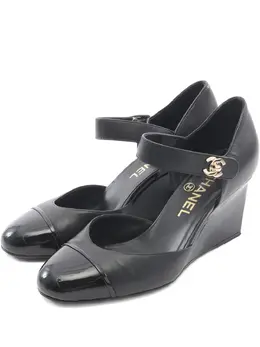 CHANEL Pre-Owned: Чёрные туфли 