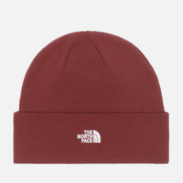 The North Face: Бордовая шапка  Norm
