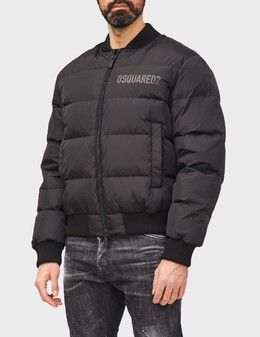 DSQUARED2: Чёрный пуховик 