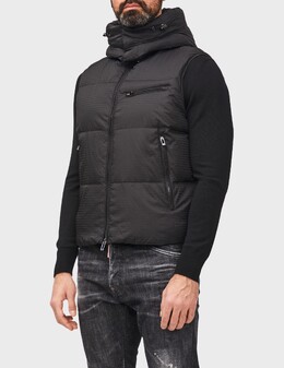 EMPORIO ARMANI: Чёрный жилет 
