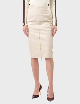 ELISABETTA FRANCHI: Бежевая юбка 