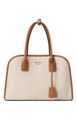 Prada: Бежевая сумка 