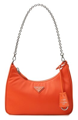 Prada: Оранжевая сумка 