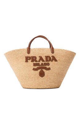 Prada: Бежевая сумка 