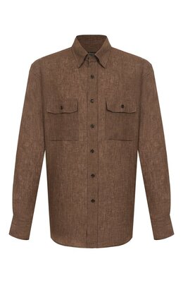 Brioni: Льняная рубашка 