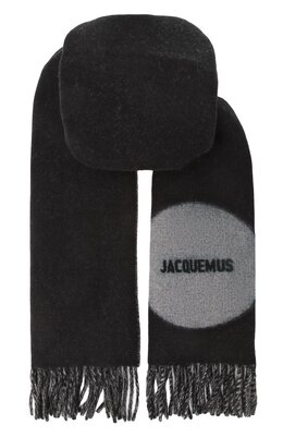 Jacquemus: Чёрный шарф 