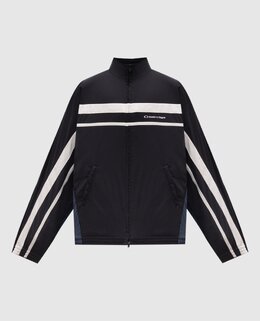 Balenciaga: Чорні куртки  50/50