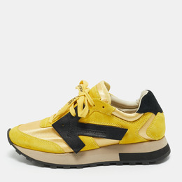 Off-White: Жовті кросівки 