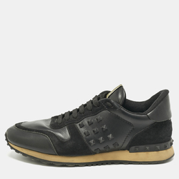 Valentino: Чорні кросівки  Rockrunner