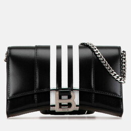 Balenciaga: Чорні сумки через плече  Hourglass