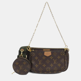 Louis Vuitton: Коричневі сумки  Pochette Accessoires